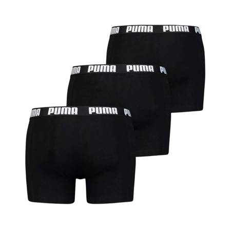 Bokserki męskie Puma EVERYDAY BOXER 3-PACK czarne 93529401