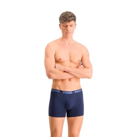 Bokserki męskie Puma EVERYDAY BOXER 3-PACK granatowe 93529402