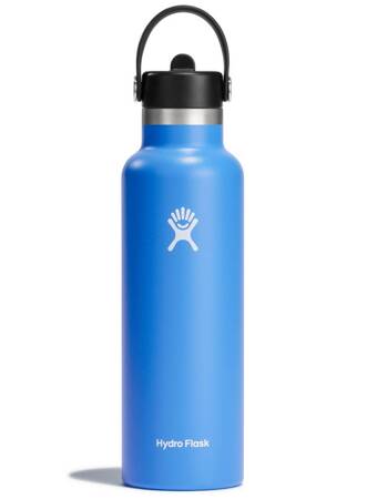 Butelka termiczna unisex Hydro Flask STANDARD FLEX STRAW CAP 621ML niebieska S21FS482