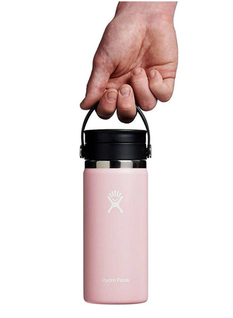 Butelka termiczna unisex Hydro Flask WIDE FLEX SIP LID 473ML różowa W16BCX678