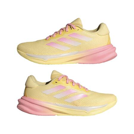 Buty do biegania damskie adidas SUPERNOVA STRIDE żółte IE1072