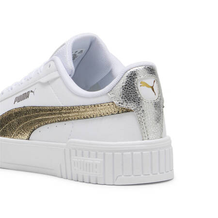 Buty sportowe damskie Puma CARINA 2.0 METALLIC SHINE białe 39509601