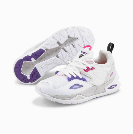 Buty sportowe damskie Puma TRC BLAZE TECH białe 38496005