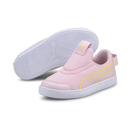 Buty sportowe dziecięce Puma COURTFLEX V2 SLIP ON PS różowe 37485803