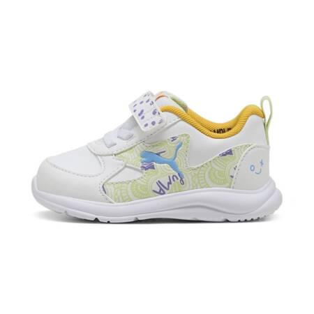 Buty sportowe dziecięce Puma FUN RACER SL SCRIBBLE AC+ INF białe 40087701