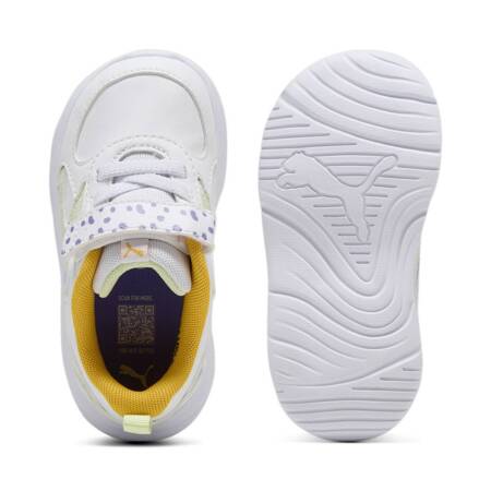 Buty sportowe dziecięce Puma FUN RACER SL SCRIBBLE AC+ INF białe 40087701