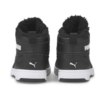 Buty sportowe dziecięce Puma REBOUND JOY FUR PS czarne 37547901