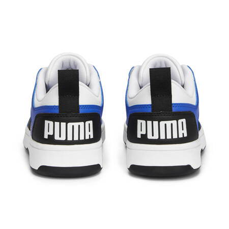 Buty sportowe dziecięce Puma REBOUND LAYUP LO SL JR białe 37049019