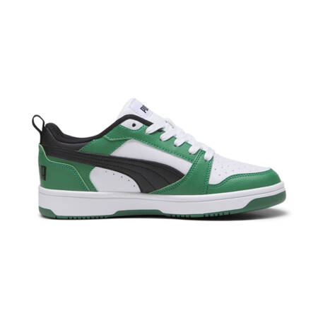 Buty sportowe dziecięce Puma REBOUND V6 LO JR czarne białe 39383305