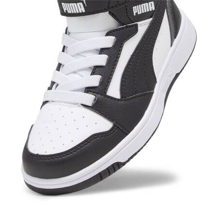 Buty sportowe dziecięce Puma REBOUND V6 MID AC+ PS czarne 39383201