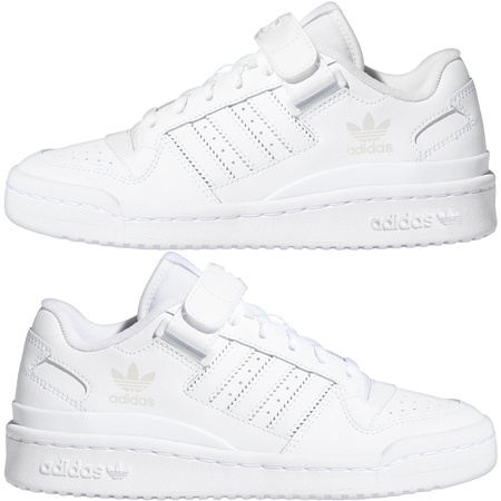 Buty sportowe dziecięce adidas Forum Low J białe FY7973