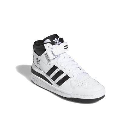 Buty sportowe dziecięce adidas Forum Mid J białe FZ2083