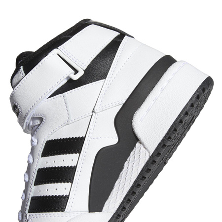 Buty sportowe dziecięce adidas Forum Mid J białe FZ2083