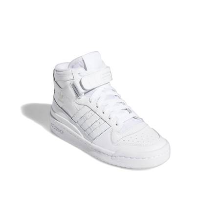 Buty sportowe dziecięce adidas Forum Mid J białe FZ2086
