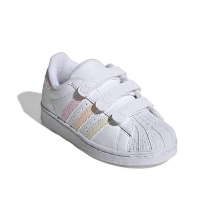 Buty sportowe dziecięce adidas SUPERSTAR CF C białe IF3573