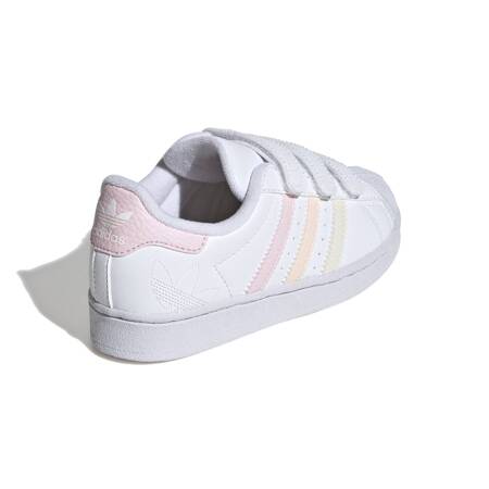 Buty sportowe dziecięce adidas SUPERSTAR CF C białe IF3573