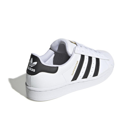 Buty sportowe dziecięce adidas SUPERSTAR J białe FU7712
