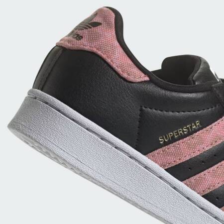 Buty sportowe dziecięce adidas SUPERSTAR czarne ID7264