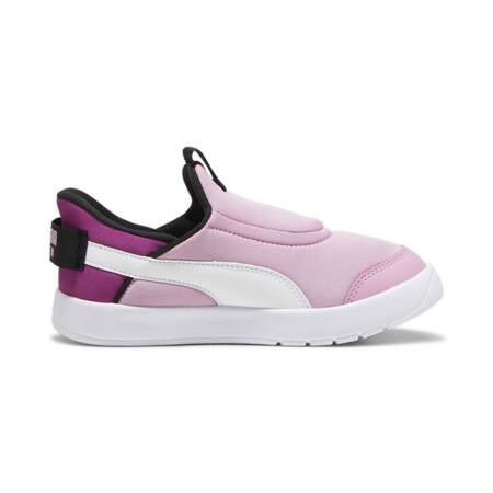 Buty sportowe dziewczęce Puma COURTFLEX V3 SLIPTECH PS różowe 39973403