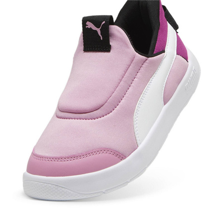 Buty sportowe dziewczęce Puma COURTFLEX V3 SLIPTECH PS różowe 39973403