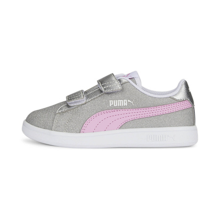 Buty sportowe dziewczęce Puma SMASH V2 GLITZ GLAM V PS szare 36737832