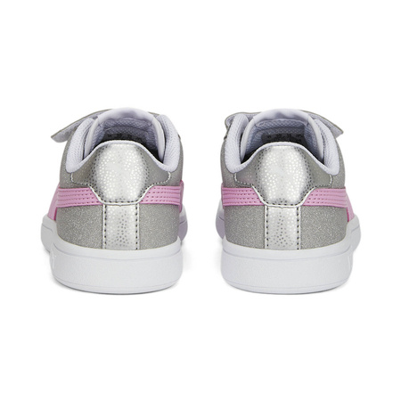 Buty sportowe dziewczęce Puma SMASH V2 GLITZ GLAM V PS szare 36737832