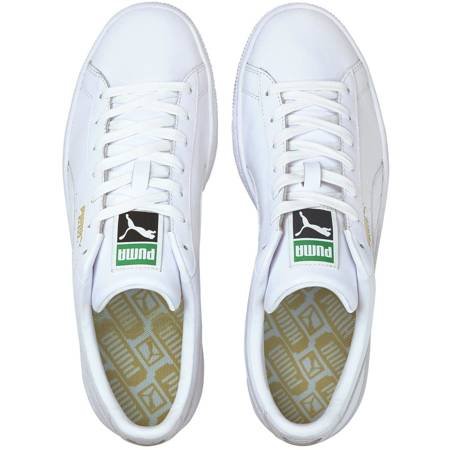 Buty sportowe męskie Puma BASKET CLASSIC XXI białe 37492301