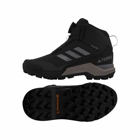 Buty trekkingowe chłopięce adidas TERREX WINTER MID B czarne IF7493