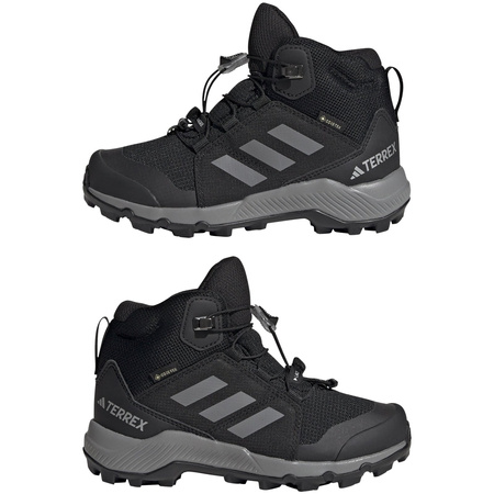 Buty trekkingowe dziecięce adidas TERREX MID GTX K czarne IF7522