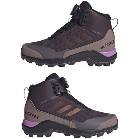 Buty trekkingowe unisex adidas TERREX WINTER MID B bordowe IF7494