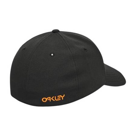 Czapka z daszkiem unisex Oakley 6 PANEL STRETCH EMBOSSED czarna 912208-02E