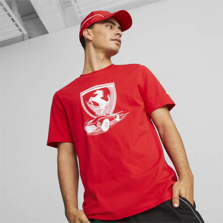 Czapka z daszkiem unisex Puma FERRARI SPTWR RACE czerwona 02445101