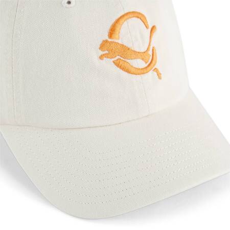 Czapka z daszkiem unisex Puma X CARROTS DAD beżowa 02578903