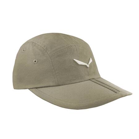 Czapka z daszkiem unisex Salewa PUNTEA FOLD VISOR beżowa 00-0000026514_7230