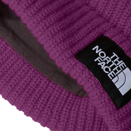 Czapka zimowa dziecięca The North Face SALTY LINED BEANIE fioletowa NF0A7WG81I7