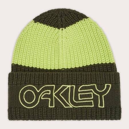 Czapka zimowa unisex Oakley TNP DEEP CUFF BEANIE zielona FOS901285-BAR