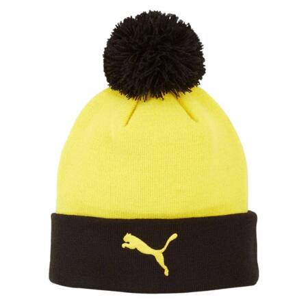 Czapka zimowa unisex Puma BVB ESS POM POM żółta 02555201