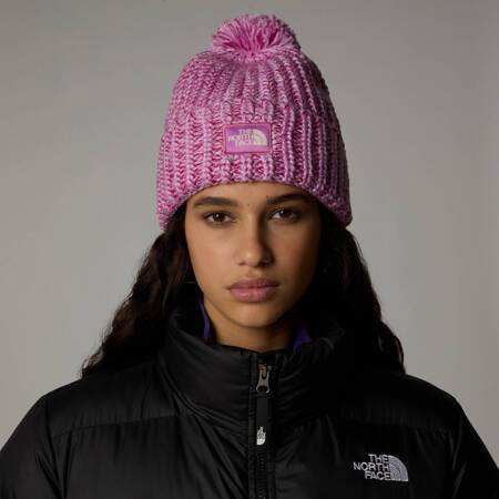 Czapka zimowa unisex The North Face COZY CHUNKY CABIN BEANIE różowa NF0A887W83O