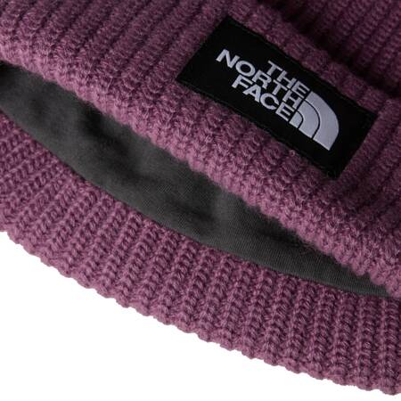 Czapka zimowa unisex The North Face SALTY LINED BEANIE fioletowa NF0A3FJW1NI