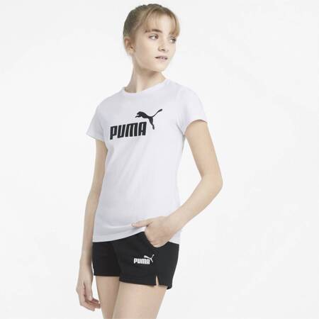 Dres dziewczęcy Puma LOGO SET biały 84693602