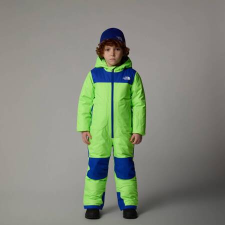 Kombinezon narciarski dziecięcy The North Face FREEDOM SNOW SUIT zielony NF0A89JND6S