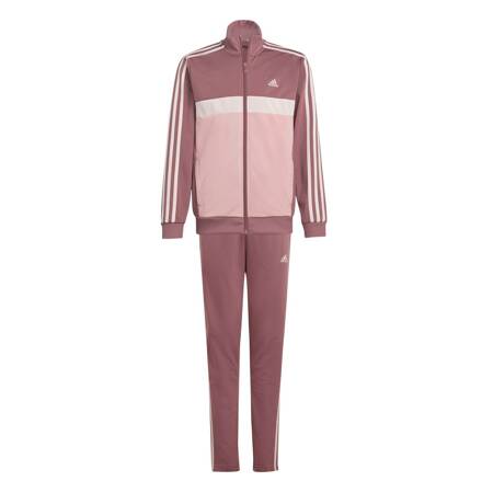 Komplet dresów dziecięcych adidas ESSENTIALS 3-STRIPES TIBERIO różowy IY1797