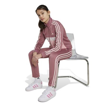 Komplet dresów dziecięcych adidas ESSENTIALS 3-STRIPES TIBERIO różowy IY1797