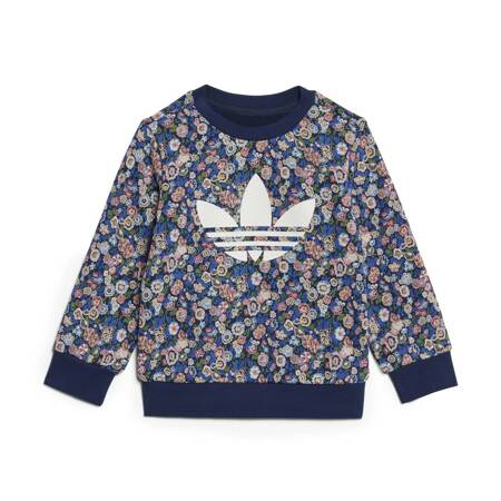 Komplet dresów dziecięcych adidas LIBERTY LONDON granatowy JC8049