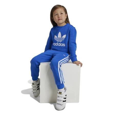 Komplet dresów dziecięcych adidas TREFOIL niebieski IY4782