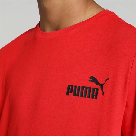 Koszulka chłopięca Puma ESS SMALL LOGO czerwona 58696111