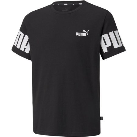 Koszulka chłopięca Puma POWER COLORBLOCK czarna 58933501