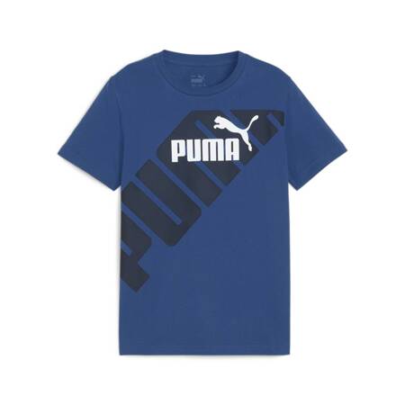 Koszulka chłopięca Puma POWER GRAPHIC niebieska 67925414