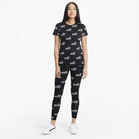 Koszulka damska Puma AMPLIFIED AOP czarna 58590701