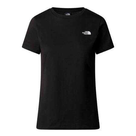 Koszulka damska The North Face S/S SIMPLE DOME czarna NF0A87NHJK3